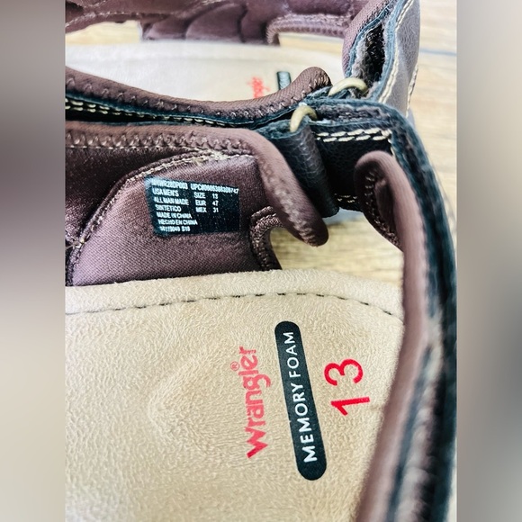 Wrangler Memory Foam Mens Casual Sandals Size 13 NEW - Picture 4 of 6